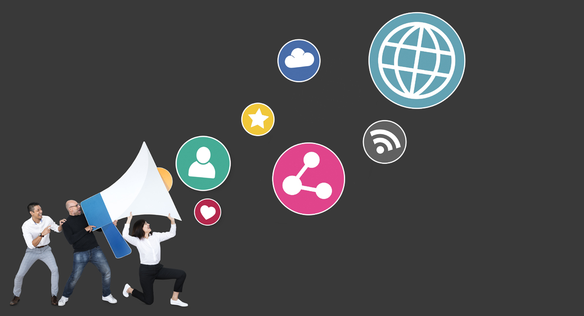 social-media-marketing-icons shout out